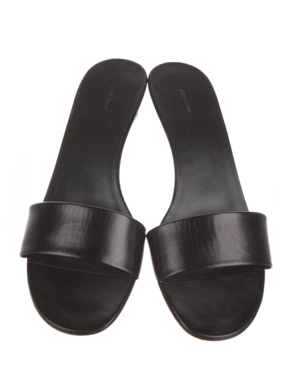 The Row Combo Kitten Leather Sandals